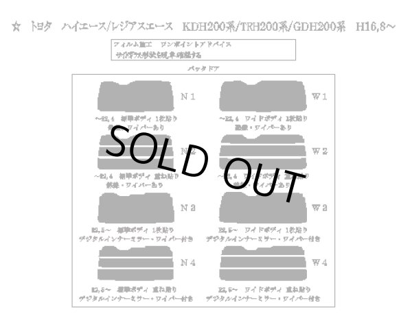 画像2: 【単品パーツ販売】【B1 -20】【W3-40】【スパッタシルバー15】ハイエース/レジアスエース 型式: KDH200系/TRH200系/GDH200系 初度登録年月/初度検査年月: H16/8〜 (2)