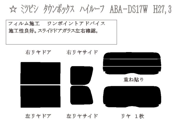 画像1: タウンボックス ハイルーフ 型式: DS17W 初度登録年月/初度検査年月: H27/3〜 (1)