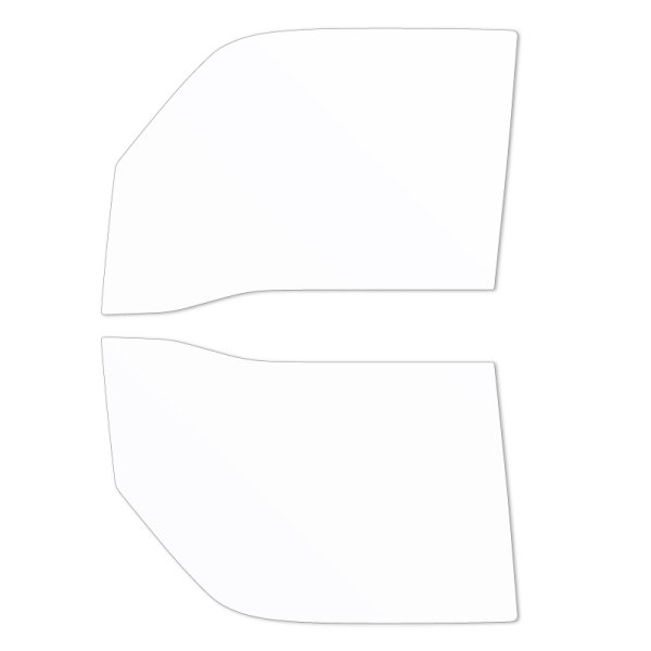 画像2: 3M (スリーエム) 透明遮熱フィルム クリスタリン90 スズキ エブリイバン (エブリーバン エブリィバン)  (DA17V) フロントドアセット クリアフィルム UVカット (2)