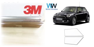 MINI ミニ3dr （F56系）H26.10〜高品質、高透明　断熱カット済みカーフィルム（スモーク） カーフィルム施工実績 ＭＩＮＩ｜千葉県船橋市のグランツ