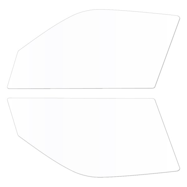 画像2: 3M (スリーエム) 透明遮熱フィルム クリスタリン90 トヨタ ハイエース(1型〜8型) 200系 フロントドアセット クリアフィルム UVカット (2)