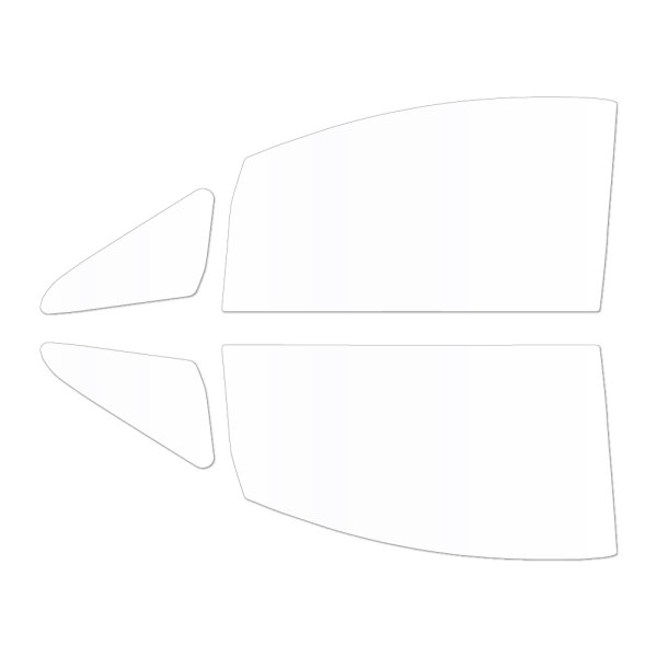 画像2: 3M (スリーエム) 透明遮熱フィルム クリスタリン90 トヨタ アルファード (30系 AGH30W/AGH35W/GGH30W/GGH35W/AYH30W (ハイブリッド)) フロントドアセット クリアフィルム UVカット (2)