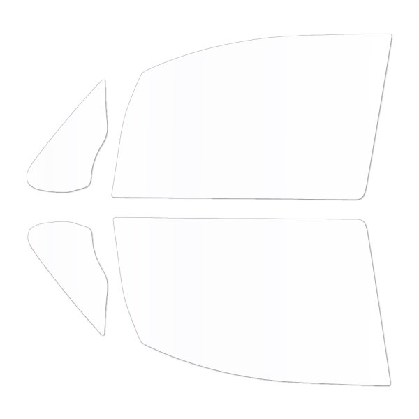 画像2: 3M (スリーエム) 透明遮熱フィルム クリスタリン90 トヨタ ノア 80系(ZRR80G/ZRR80W/ZWR80G/ZRR85G/ZRR85W) フロントドアセット クリアフィルム UVカット (2)