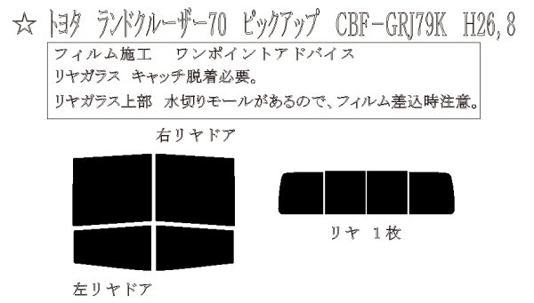 画像1: ランクル70 ピックアップ 型式: GRJ79K 初度登録年月/初度検査年月: H26/8〜H27/6 (1)