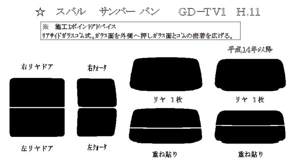 画像1: サンバー/サンバーディアス 型式: TV1/TV2/TW1/TW2 初度登録年月/初度検査年月: H11/2〜H24/2 (1)